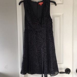 Leopard print Aline dress